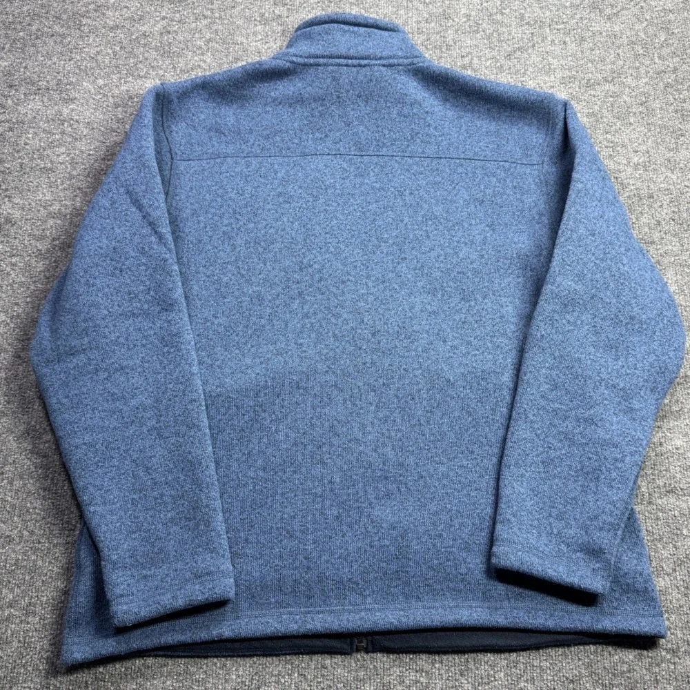 The North Face Gordon Lyons Full Zip Jacket Mens XL Blue Heather Fleece Sweater